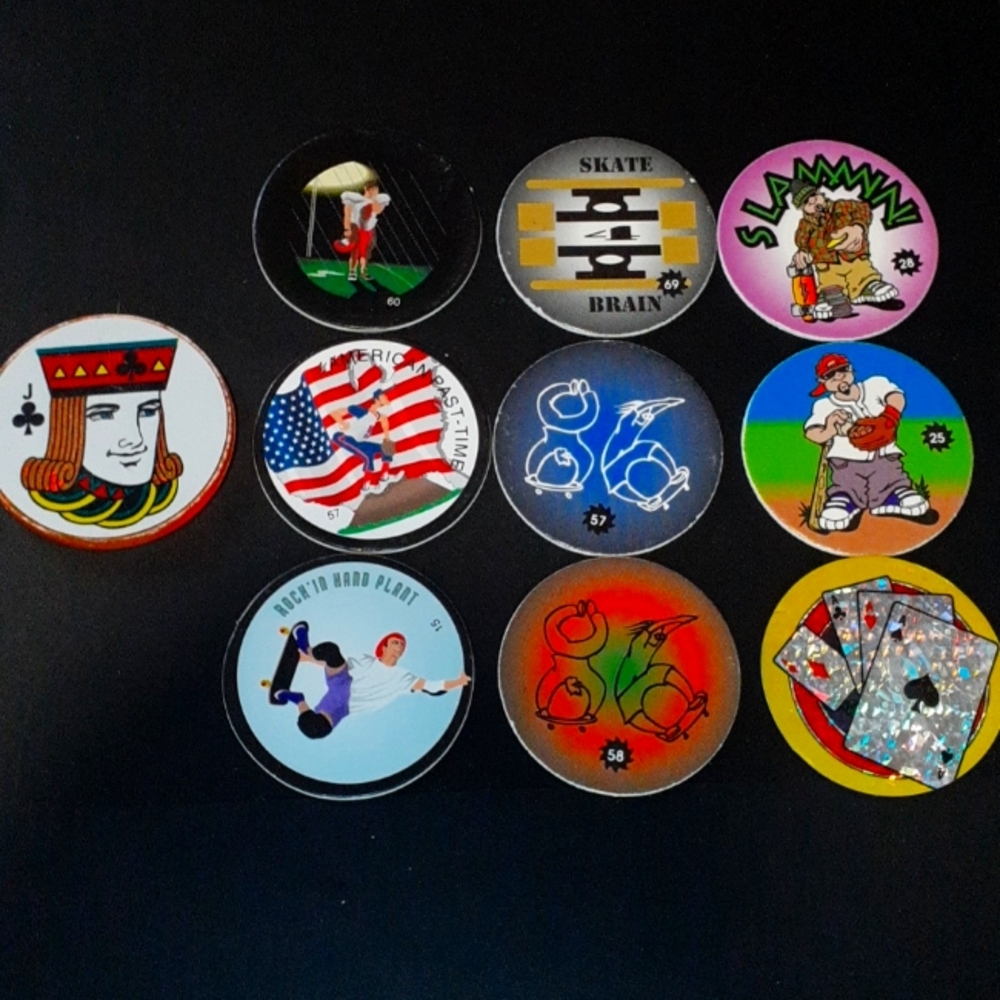 Pogs bundle - 9 and 1 slammer
